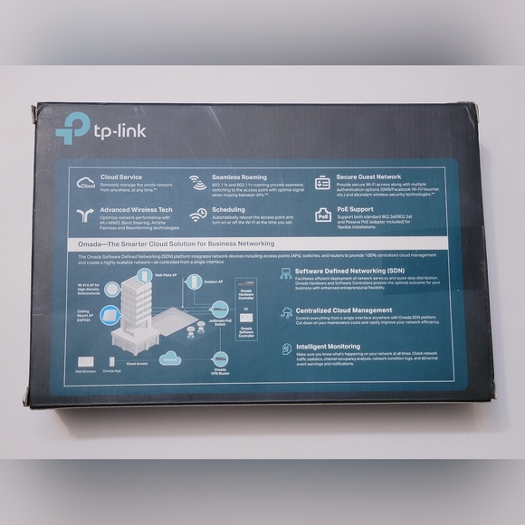 TP-Link Omada AC1350 Gigabit Ceiling Mount Wireless Access Point, MU-MIMO - Picture 13 of 16